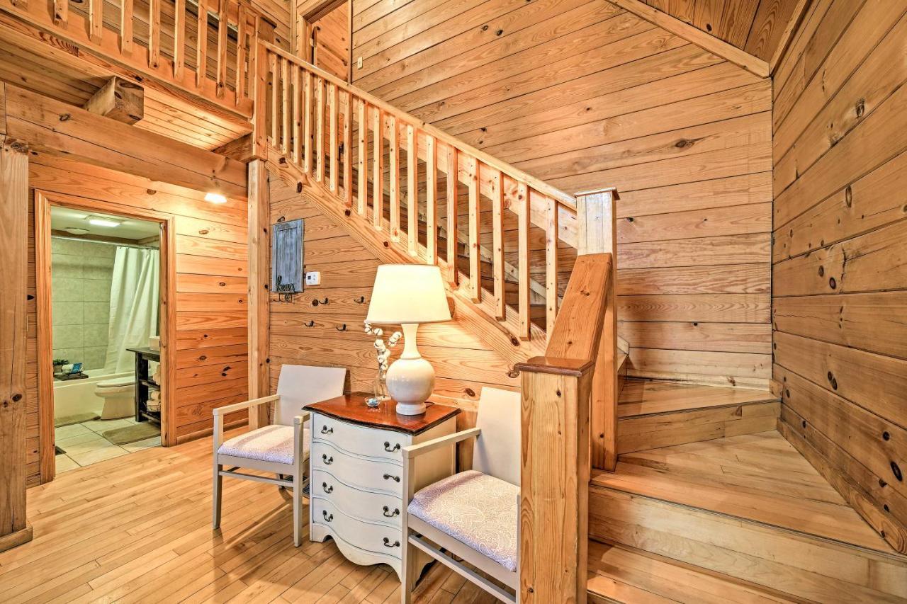 Villa Creekside Bryson City Cabin With Private Hot Tub Exterior foto